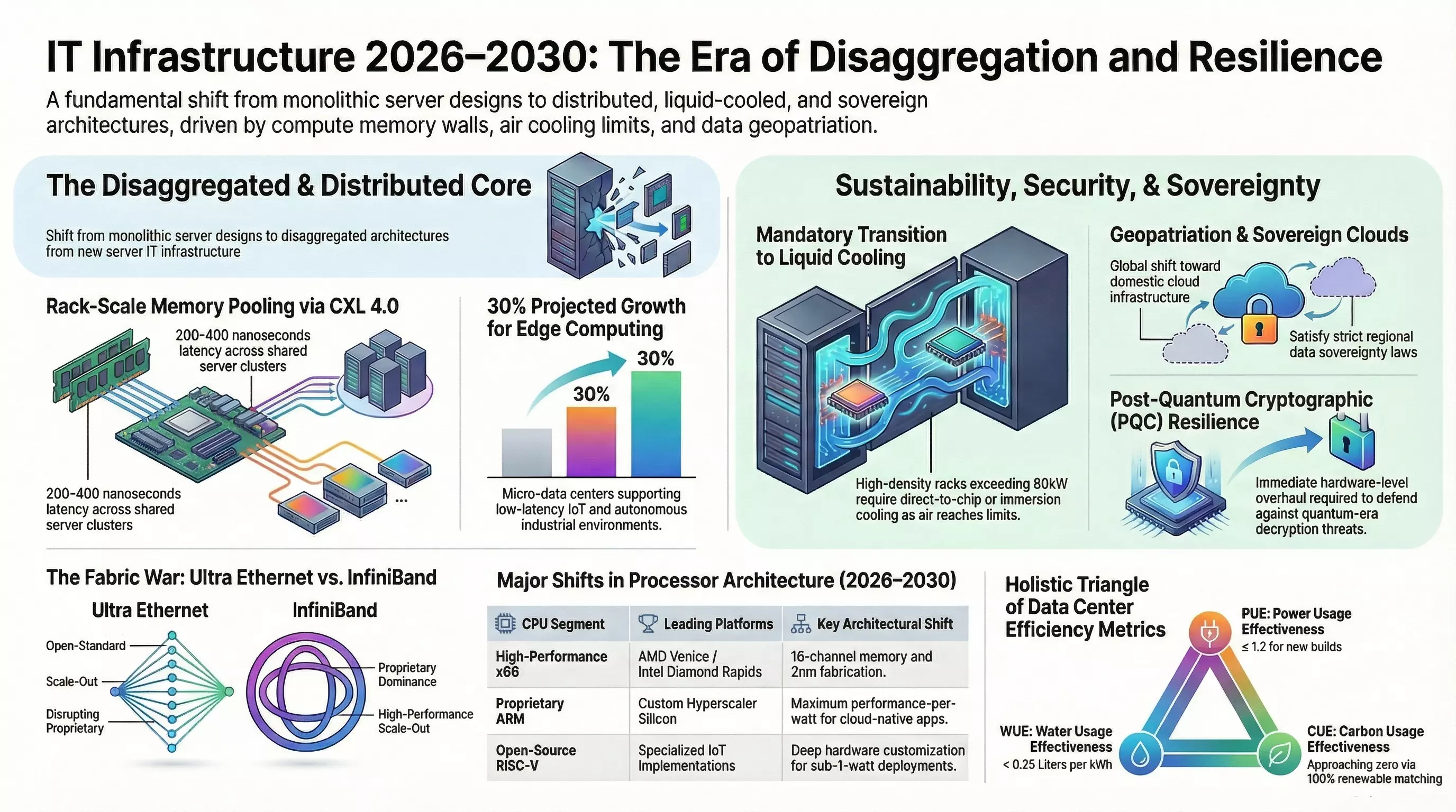 IT Infrastructure 2026-2030: The Era of Disaggregation and Resilience